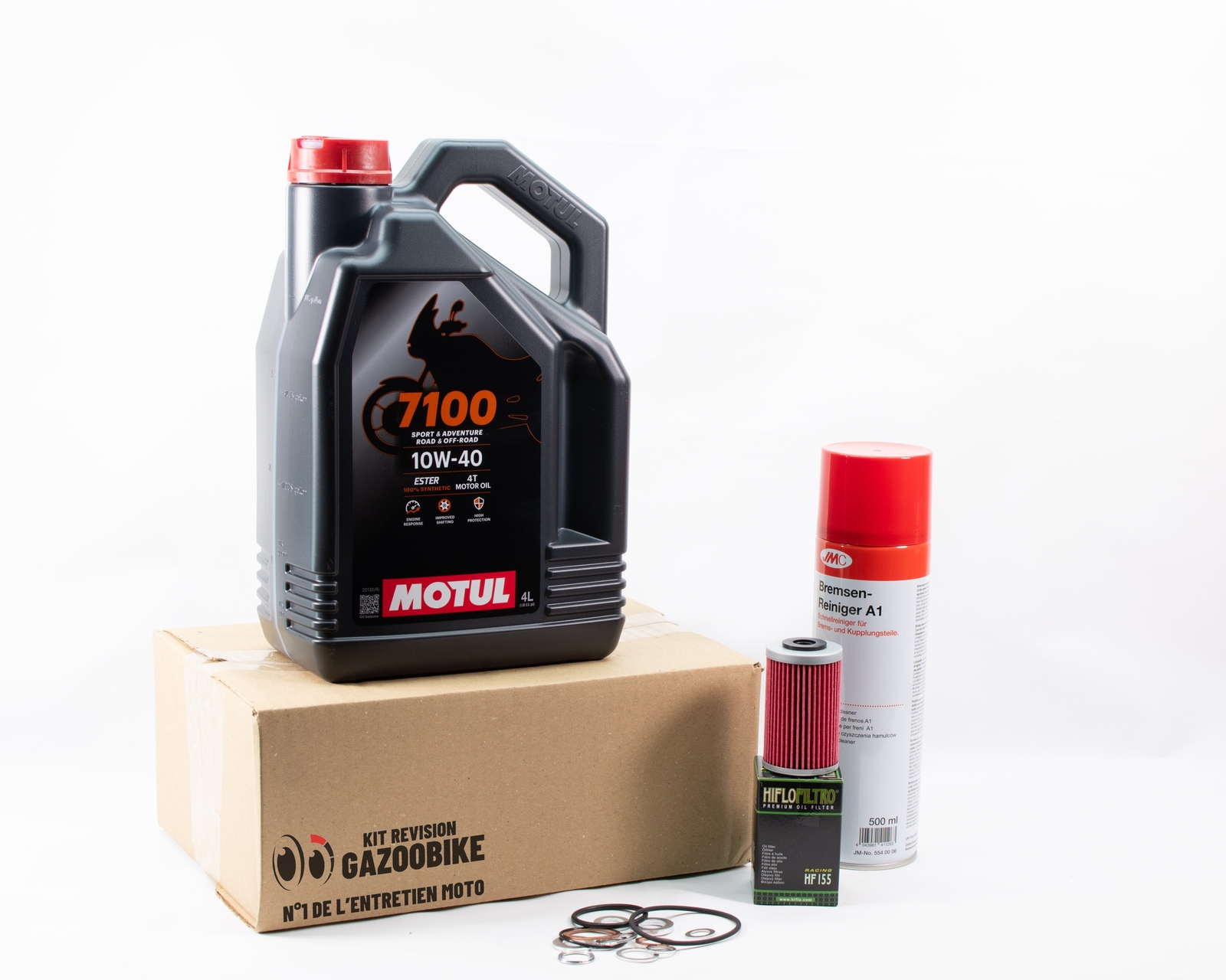 Évitez l'usure moteur de la KTM RC 125 avec le kit Motul 7100