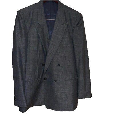 Mens Sasson Collection  Charcoal Two Button Classic Fit Suit 38R
