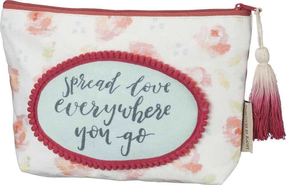Сумка на молнии Primitives by Kathy - Распространяйте любовь повсюду, куда бы вы ни пошли