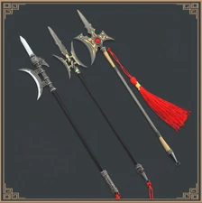 1/12 Metal Chinese Ancicent Sword Spear Halberd Weapon F 6'' Figure Body Custom