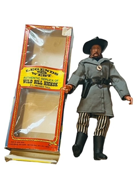 Wild Bill Hickok Action Figure Excel Toy 1973 Legends of West Box