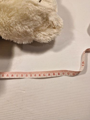 Peluche Build-A-Bear Crema - 41 cm Juguete Suave Blanco Peluche BAB Peluche Mimoso - Imagen 2 de 11