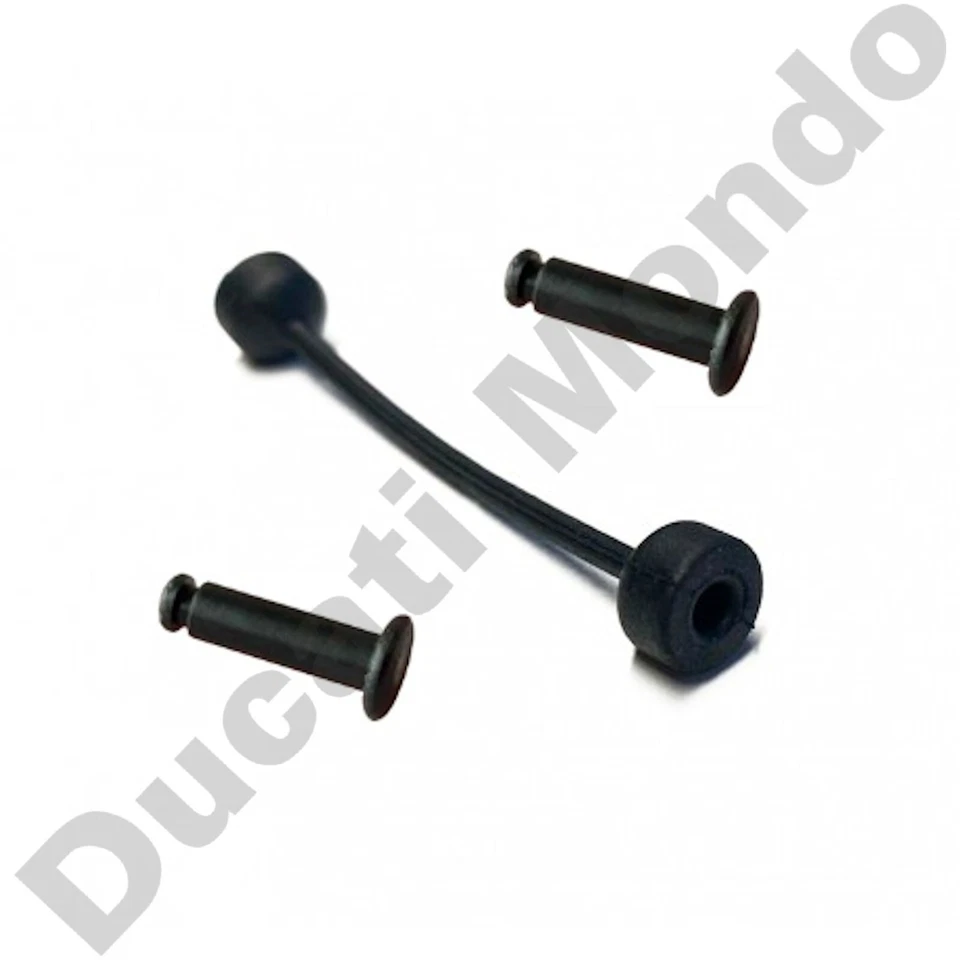 Ducati seat bracket nylon pins and rubber pad set 748 916 996 998 SP Senna SPS - Image 3 of 3