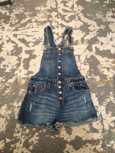 Pantalones Cortos Denim Hot Kiss Mono Jrs Talla 11 Botón Frontal Bolsillos Elásticos Nuevos con Etiquetas - Imagen 8 de 8