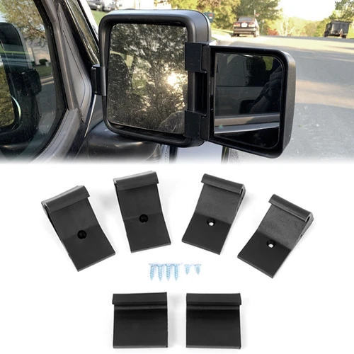 For Jeep Gladiator JT/Wrangler JL 2018-up Tow Mirror Adpt Set PA plastic