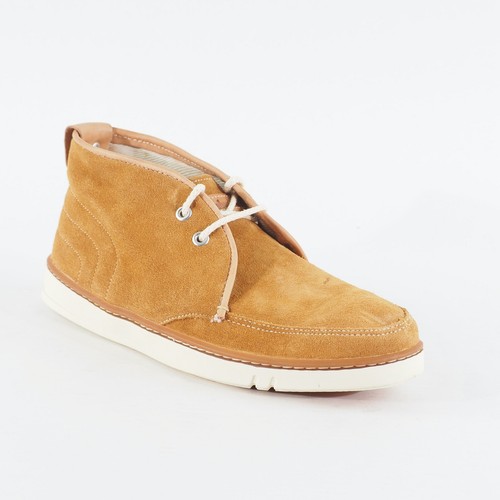 Herren Timberland EK Hokst Chukka 5455R Weizen Braun Leder Schnürung Leger Stiefel - Bild 2 von 7