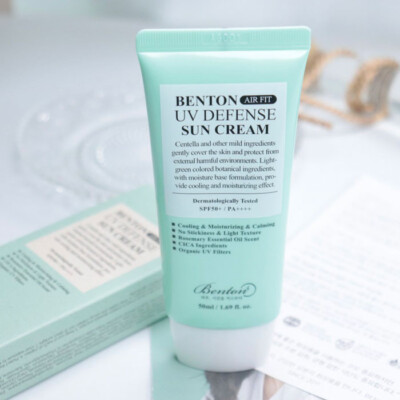 BENTON Air Fit UV Defense Sun Cream SPF50+ PA++++, Korean Cosmetics, Kbeauty