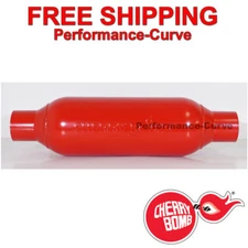 Cherry Bomb M-80 Two Chamber Muffler - 5" Round - 2.5" In / Out - M80250