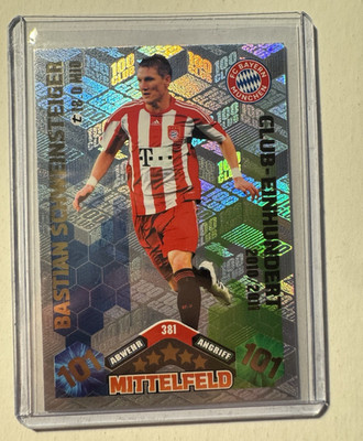 Topps Match Attax Club-Einhundert 2017-18 Bastian Schweinsteiger FC Bayern #381