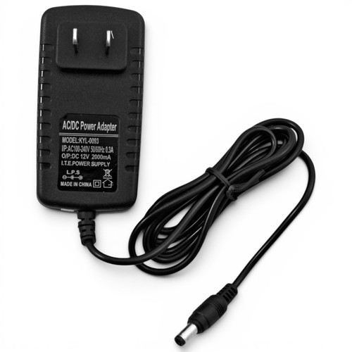 Adaptador de fuente de alimentación CA 100-240V a CC 12V 2A tira de luz LED de alta resistencia 24W SMD - Imagen 1 de 5