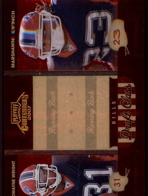 2007 Playoff Contenders Football ''Insert and Insert Parallel'' Cards