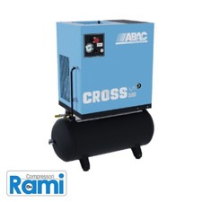Compressore a vite Abac CROSS 500 100- 4kW, 5.5Hp, serbatoio 100 litri
