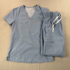 FIGS Technical Collection Scrub Set Womens XS Blue Nurse Catarina Zamora
