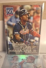 2019 Topps Update Series - 150 Years Ronald Acuña Jr Black /299