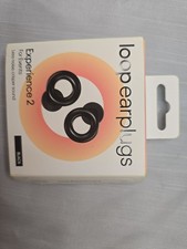 Loop Experience 2 Noise Reduction Earplugs/Black for Events New Open Box
