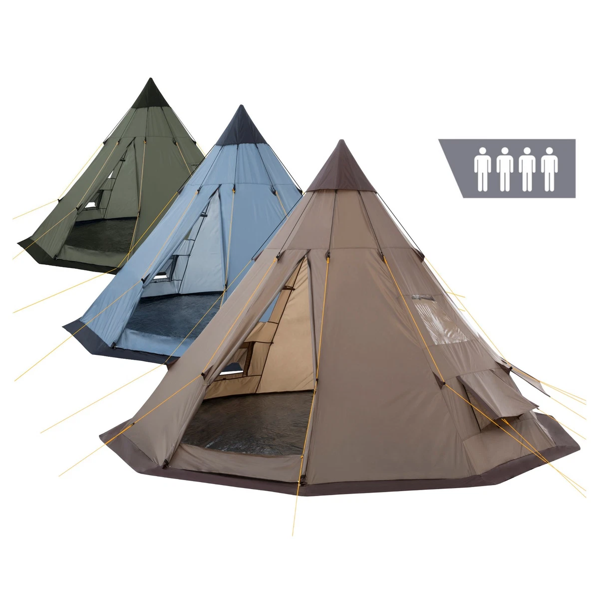 zelt mit 10000mm wassersule Pop Up Luxus Zelt - 5000MM Wassersule - Beige