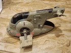 Star Wars 1981 Slave 1 Boba Fett Ship - All Original Parts - Replica Stickers