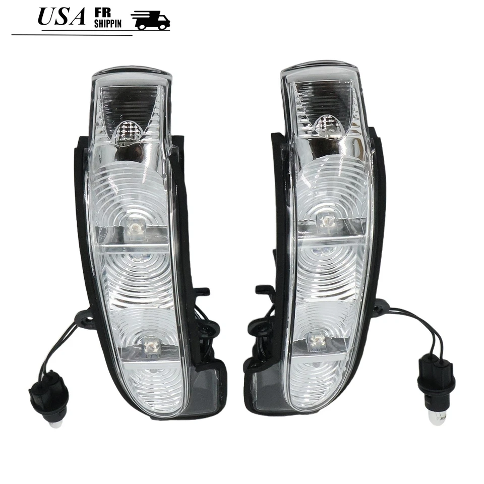 2X Luz de señal de giro del espejo lateral L+R para Mercedes Benz Clase E W211 S211 2002-06 Foto 3 de 4