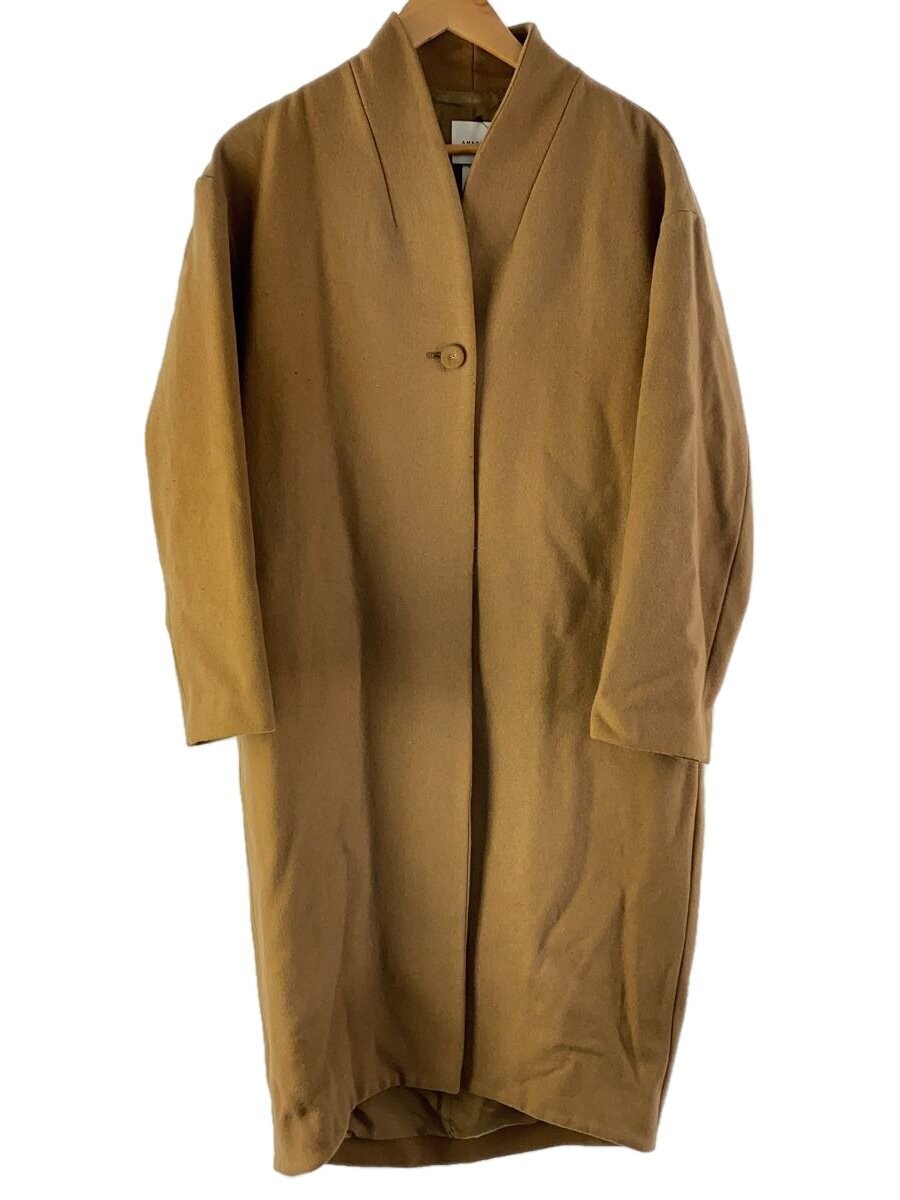 Ameri Stand Collar Wool Coat/Wool/Brw/0181710420/… - image 1