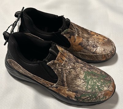 Les Hommes Camo Print Leather Slip On Shoes, Men’s Size 10.5 Quality Shoes Men Lightweight camouflage Men main image 4