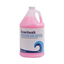 Boardwalk 410EA Mild Cleansing Pink Lotion Hand Soap Refill - Cherry Scent New