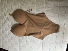 SKIMS Firm Compression Shapewear Thong Bodysuit Sienna Solid Women s M