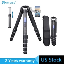 ARTCISE Heavy Duty Camera Tripod 40mm Carbon Fiber Tripod Compact Travel Tripod