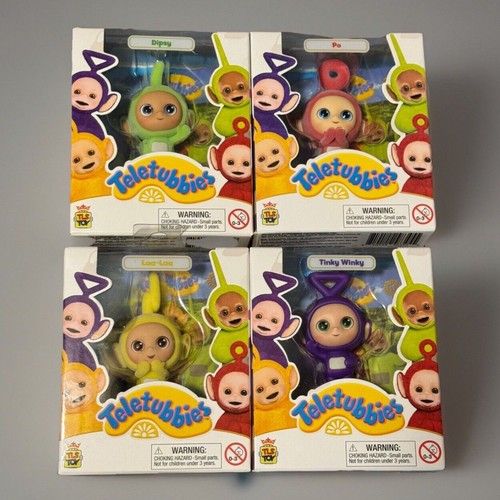 🔥Teletubbies 2,5" Minifigure da Collezione Set di 4 Rare🔥 - Foto 1 di 2