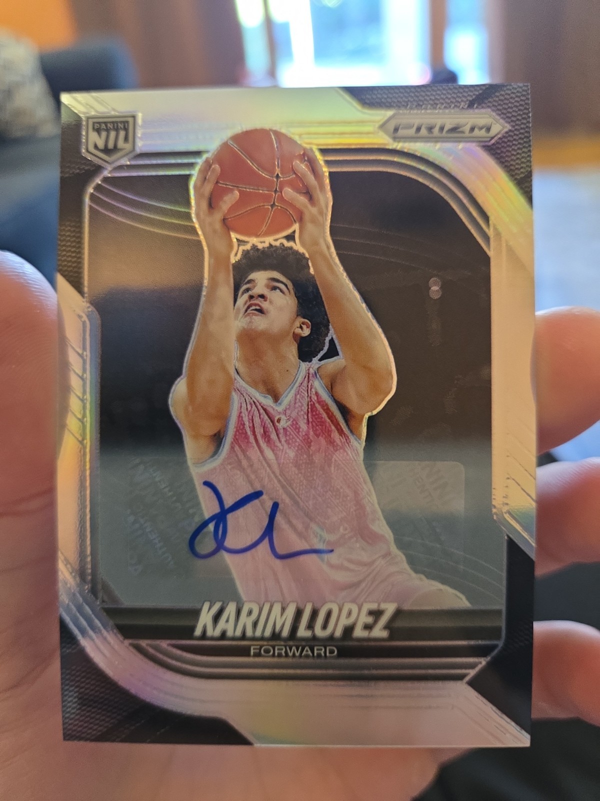 2025-26 Panini Prizm Karim Lopez Silver Auto RC Grizzlies Rookie
