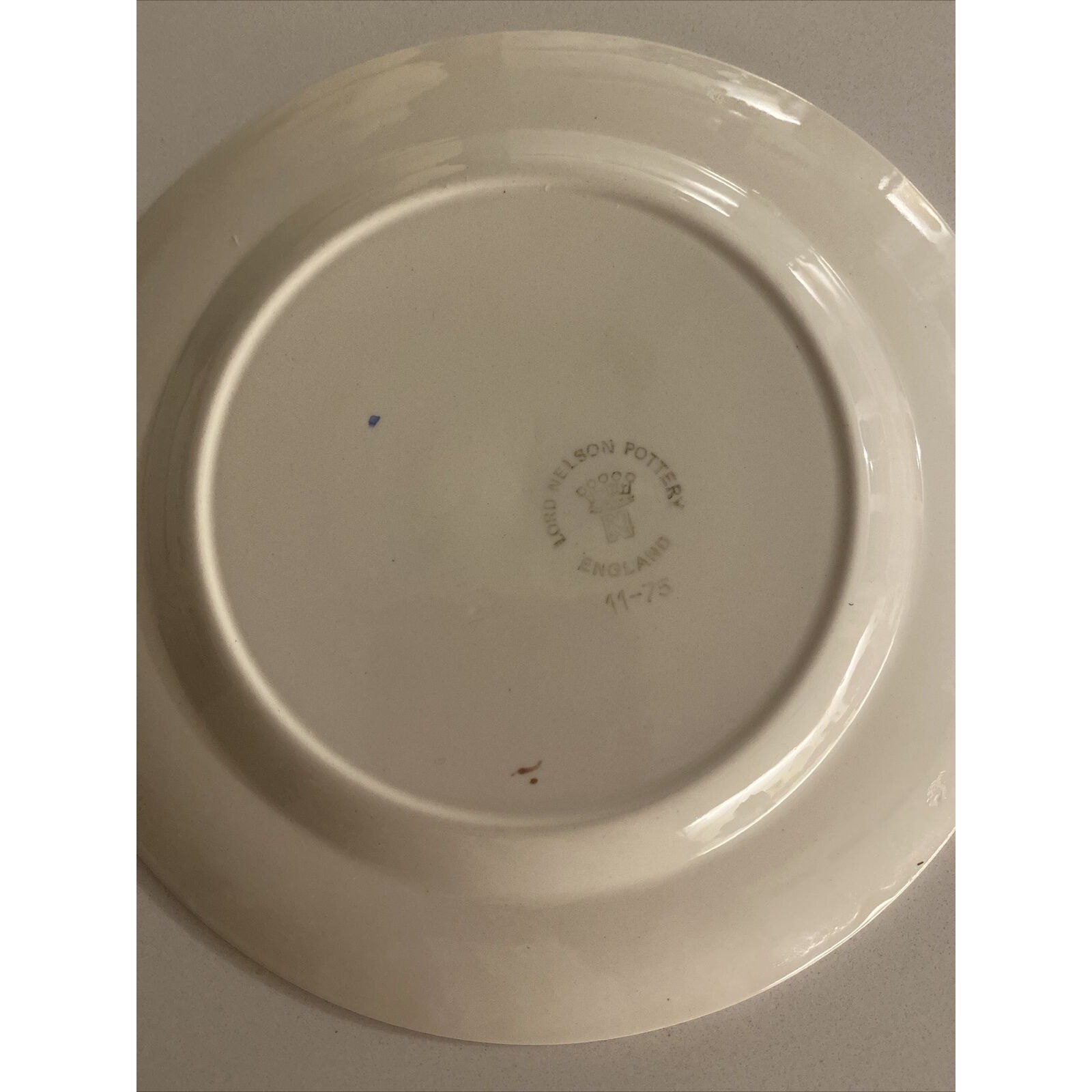 Lord Nelson Vintage Pottery Set Of 3 Bowl, Cup, & Plate Nursery Rhyme England