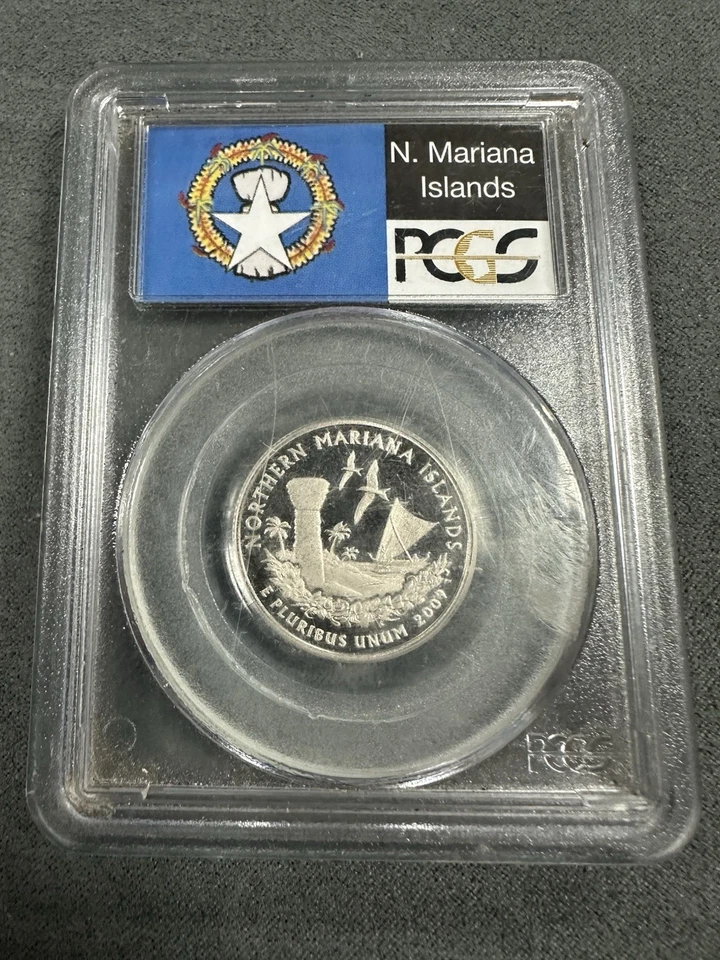 2009 S Northern Mariana Islands 25C PCGS PR69DCAM - Image 2 of 2