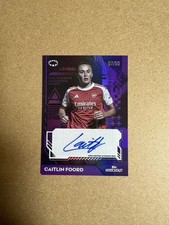 2025-26 Topps Knockout Caitlin Foord Australia Arsenal Auto Purple 7/50