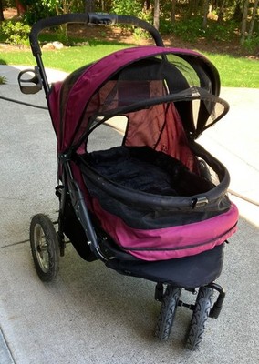 Pet Gear No-Zip Special Edition 3 Wheel Pet Stroller for Cats/Dogs, Zipperless
