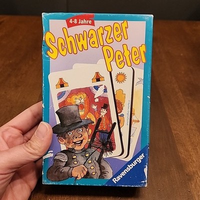 2001 Ravensburger Schwarzer Peter Card Game In German Version No Instructions