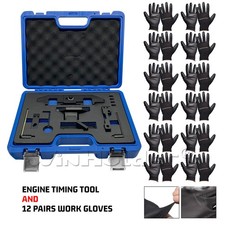 Engine Timing Kit For GDI PureTech EB2 Citroen & Peugeot with 12Pairs WorkGloves