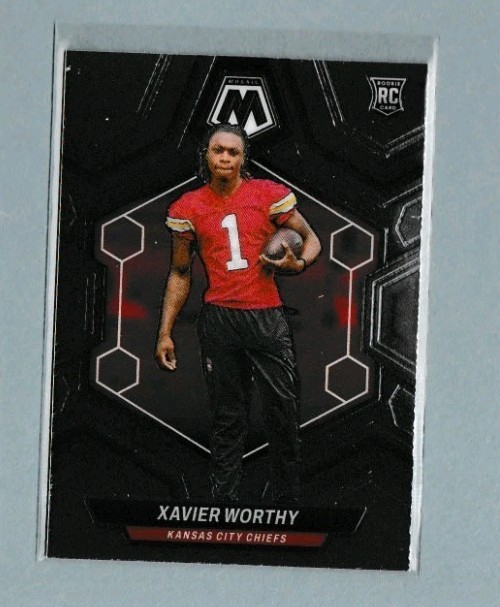 Xavier Worthy 2024 Panini Mosaic RC Rookie #328 Kansas City Chiefs