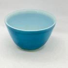 Vintage Pyrex Small Blue Mixing Bowl 1.5 Pint, 5.5 Inch Diameter, #401