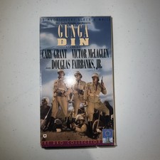 Gunga Din VHS Cary Grant Victor McLaglen Douglas Fairbanks Jr RKO Collection