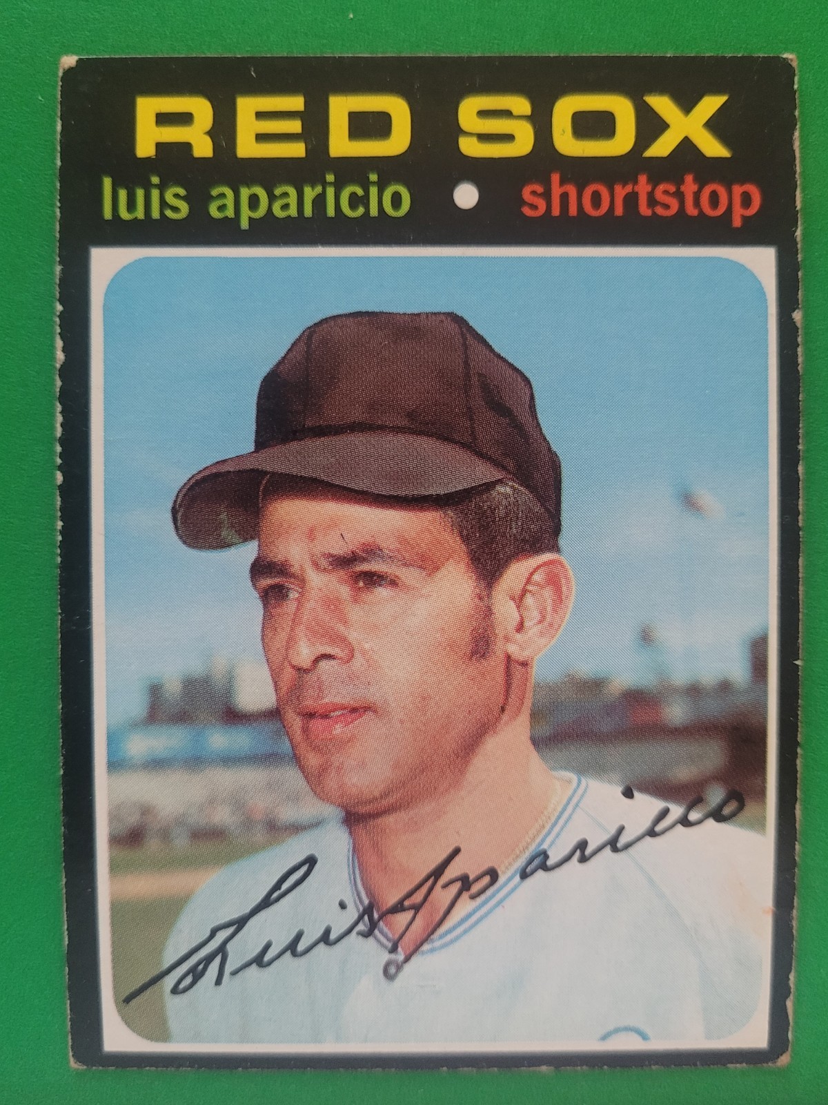 1971 Topps Luis Aparicio High #740 Boston Red Sox EX Light Wear     Bron Vintage