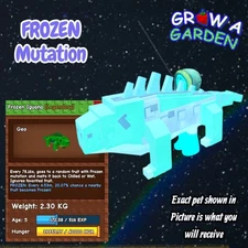 FROZEN Iguana Pet. Age/Weight Shown In Photo. Grow A Garden. Same Day