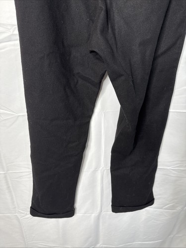 DOLCE & GABBANA Wool Dress Trousers Pants Black 52 Pleated Cuff Vintage Italy - Picture 6 of 9