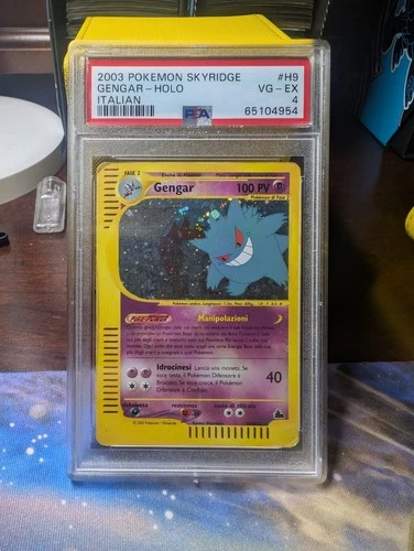 *Pop 1* PSA 4 Gengar Skyridge H9 Holo Italian !!