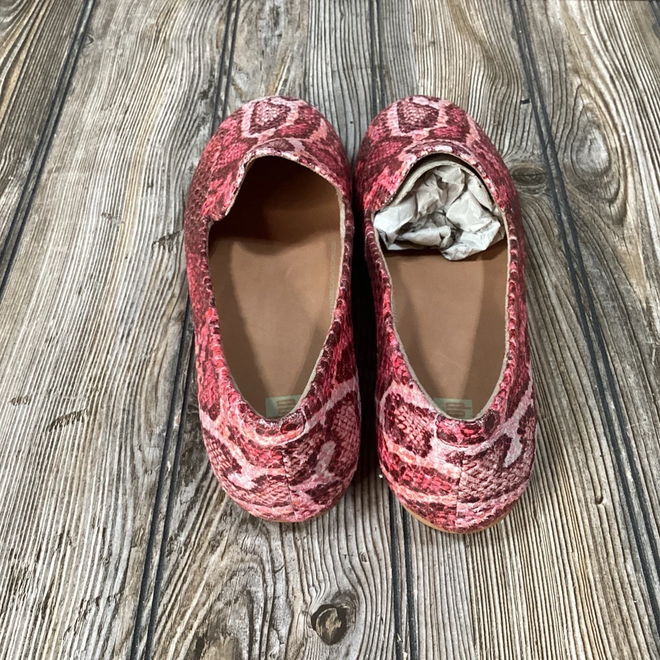 Fitflop Lena Mocasines Estampado Serpiente Rosa Jaspeado Zapatos Informales Mujer Talla 8 NUEVO Foto 4 de 4