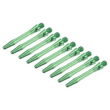 9Pcs Green 35mm Dart Shafts Medium 2BA Thread Aluminum Dart Stems for Steel Tip