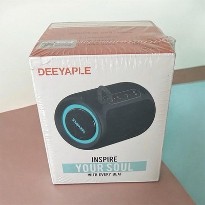DEEYAPLE Portable Speaker Black Blue