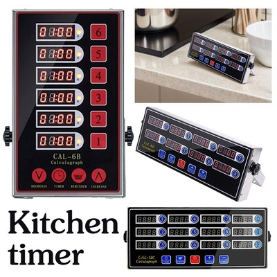 Kommerzieller 8 Kanäle Digitaler Küchentimer Edelstahl Tim | P7K5