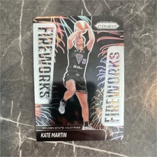 Panini Prizm Fireworks Kate Martin Golden State Valkyries Basketball Card