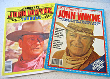 (2) tribute magazines to JOHN WAYNE ~ The Duke. 1979