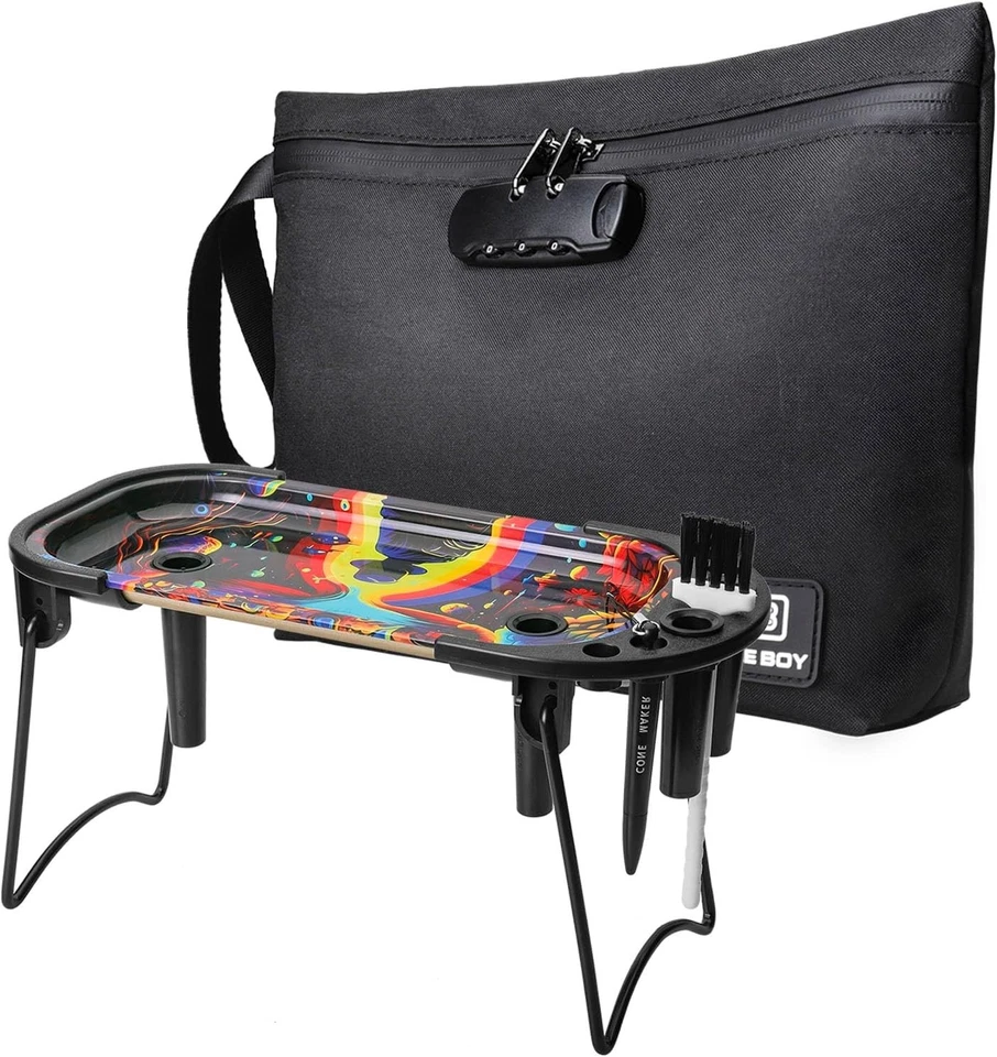 Bolsa de almacenamiento duradera a prueba de olores + cerradura de combinación Foto 3 de 4