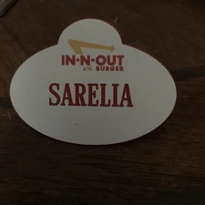 IN-N-OUT Burger Name Tag, more names available in description  